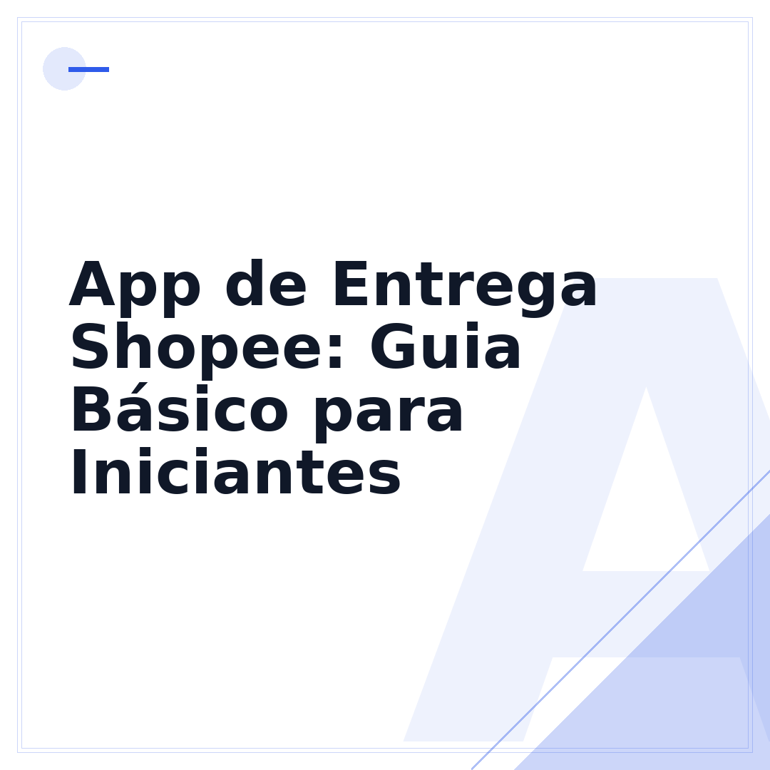 App de Entrega Shopee: Guia Básico para Iniciantes