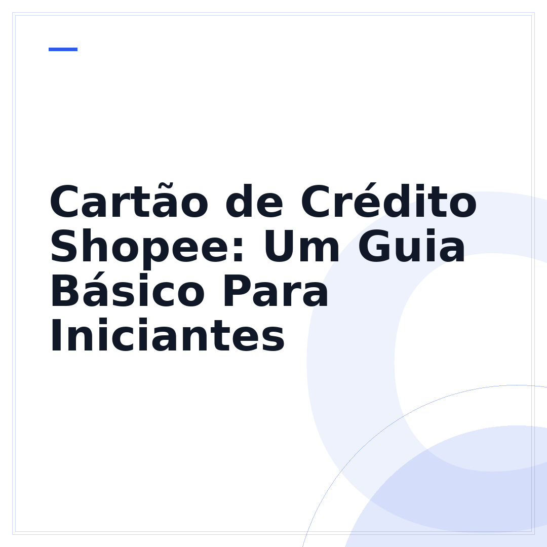 Cartão de Crédito Shopee: Um Guia Básico Para Iniciantes