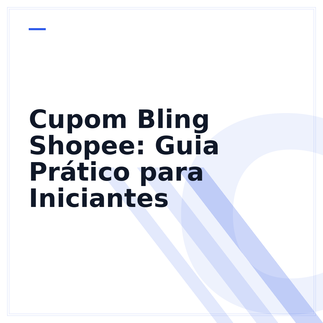 Cupom Bling Shopee: Guia Prático para Iniciantes