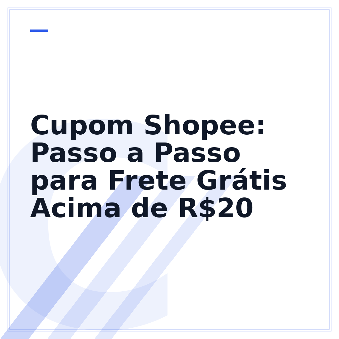 Cupom Shopee: Passo a Passo para Frete Grátis Acima de R$20