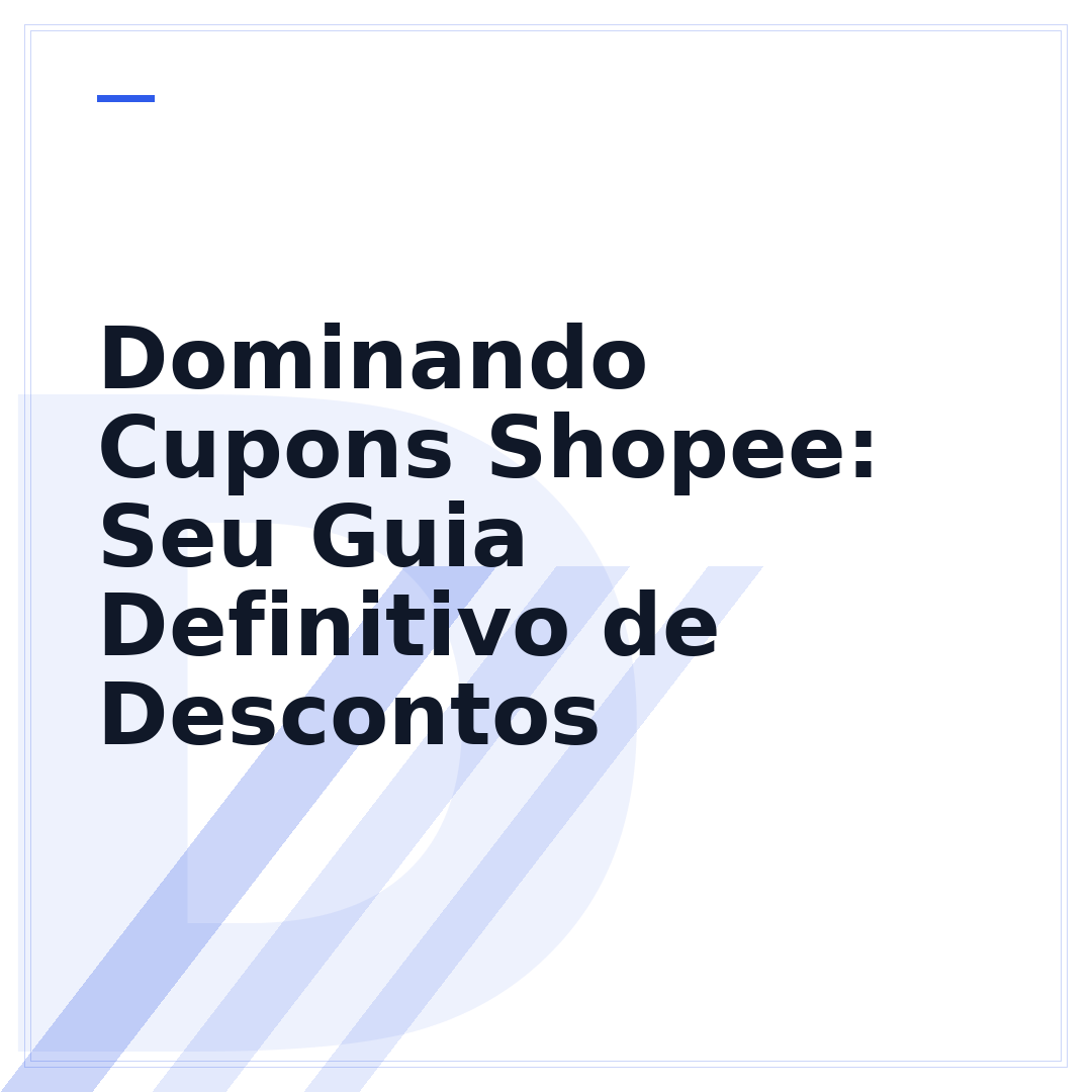Dominando Cupons Shopee: Seu Guia Definitivo de Descontos