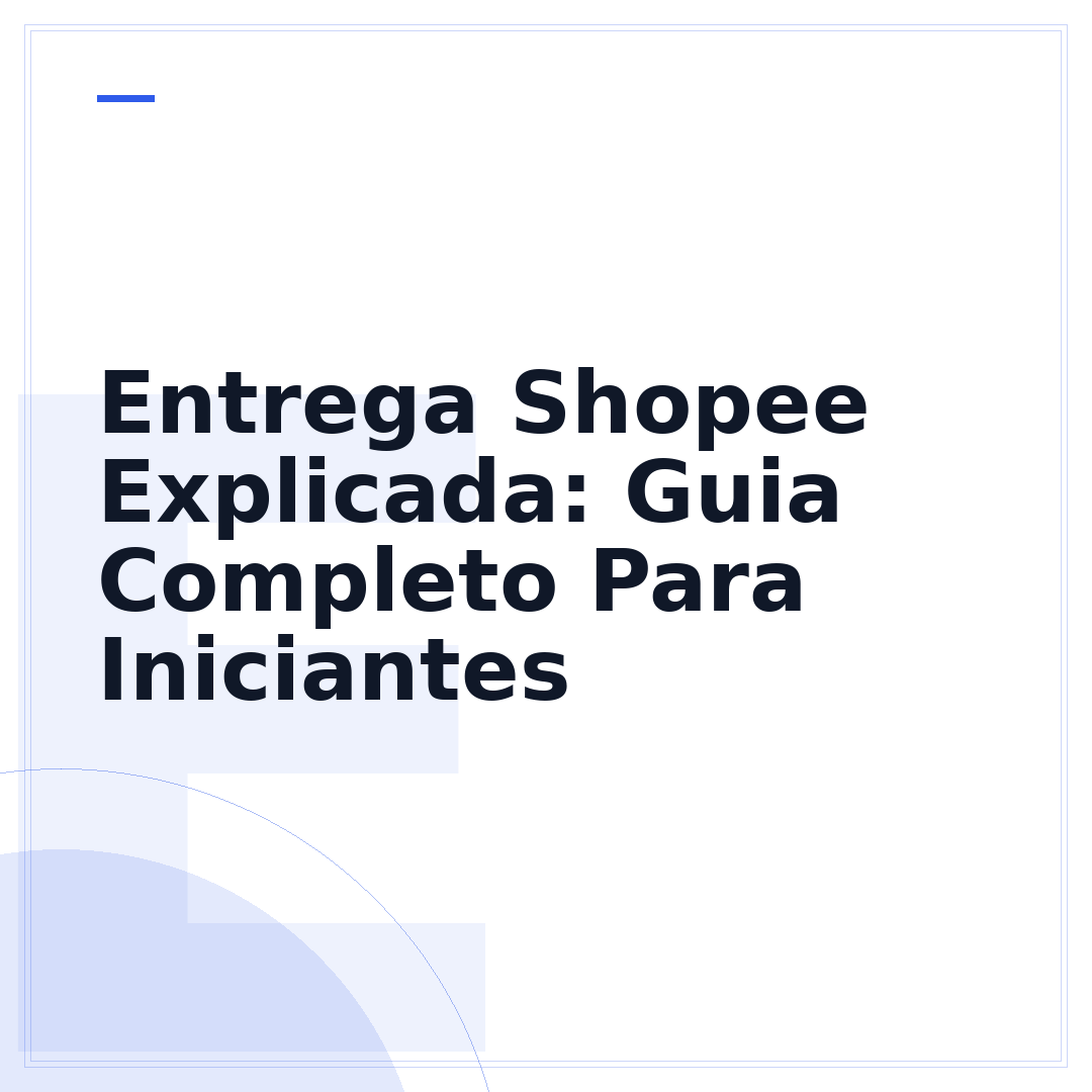 Entrega Shopee Explicada: Guia Completo Para Iniciantes