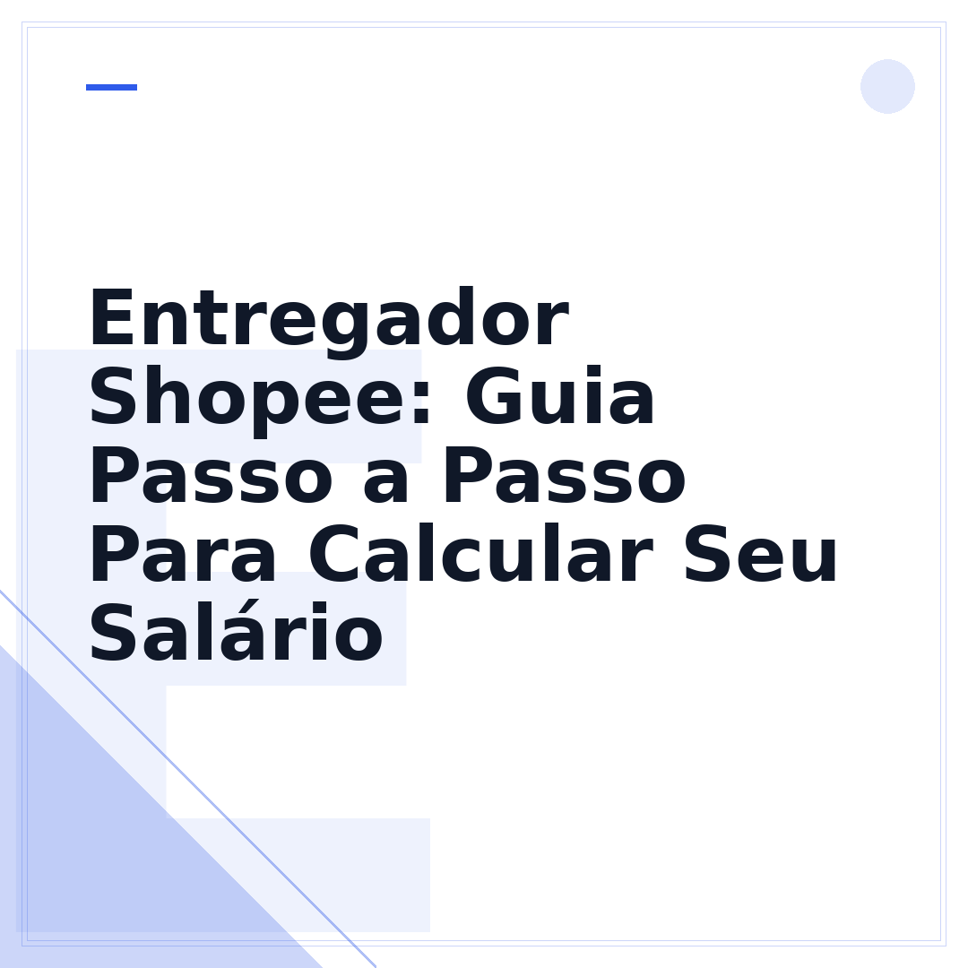 Entregador Shopee: Guia Passo a Passo Para Calcular Seu Salário