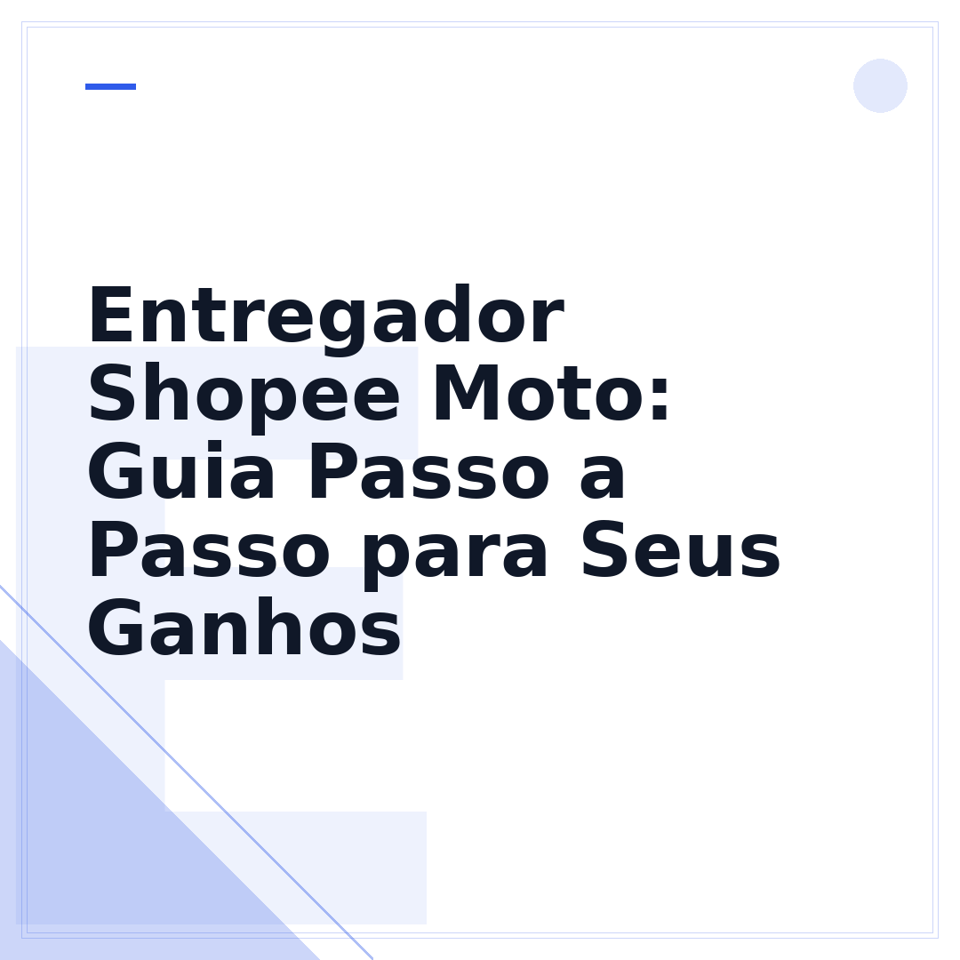 Entregador Shopee Moto: Guia Passo a Passo para Seus Ganhos