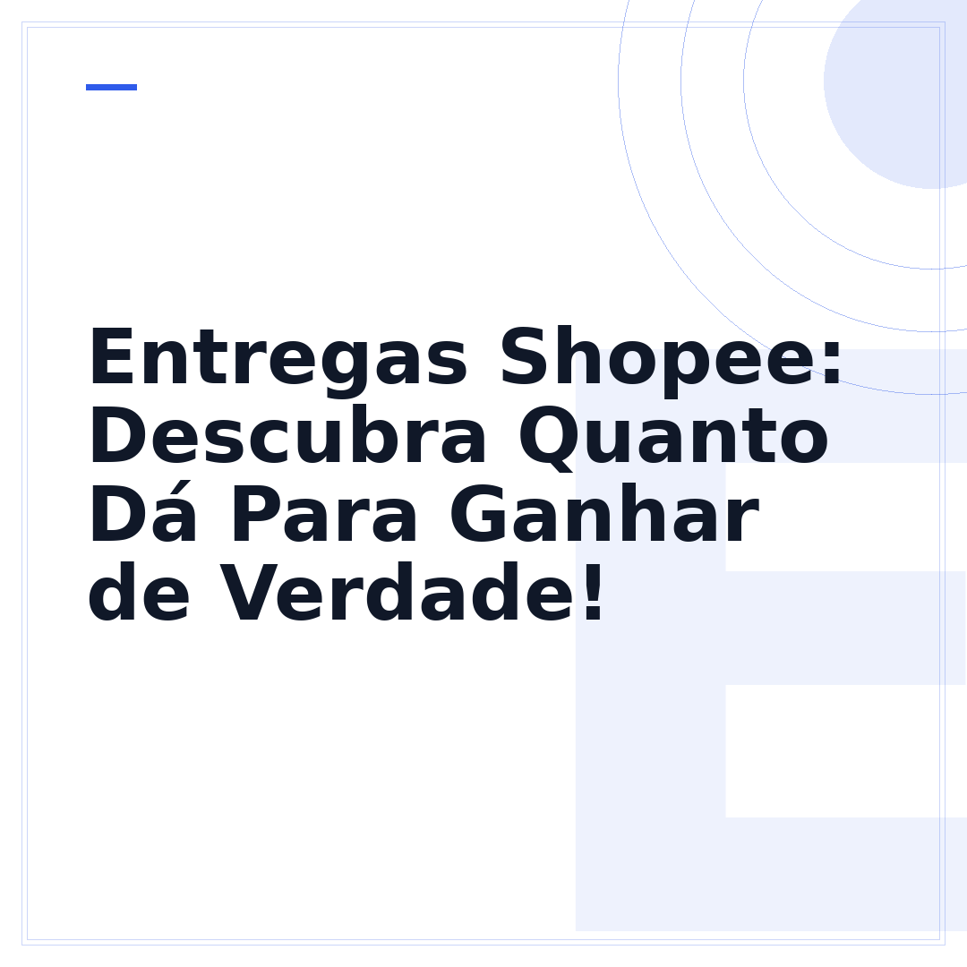 Entregas Shopee: Descubra Quanto Dá Para Ganhar de Verdade!