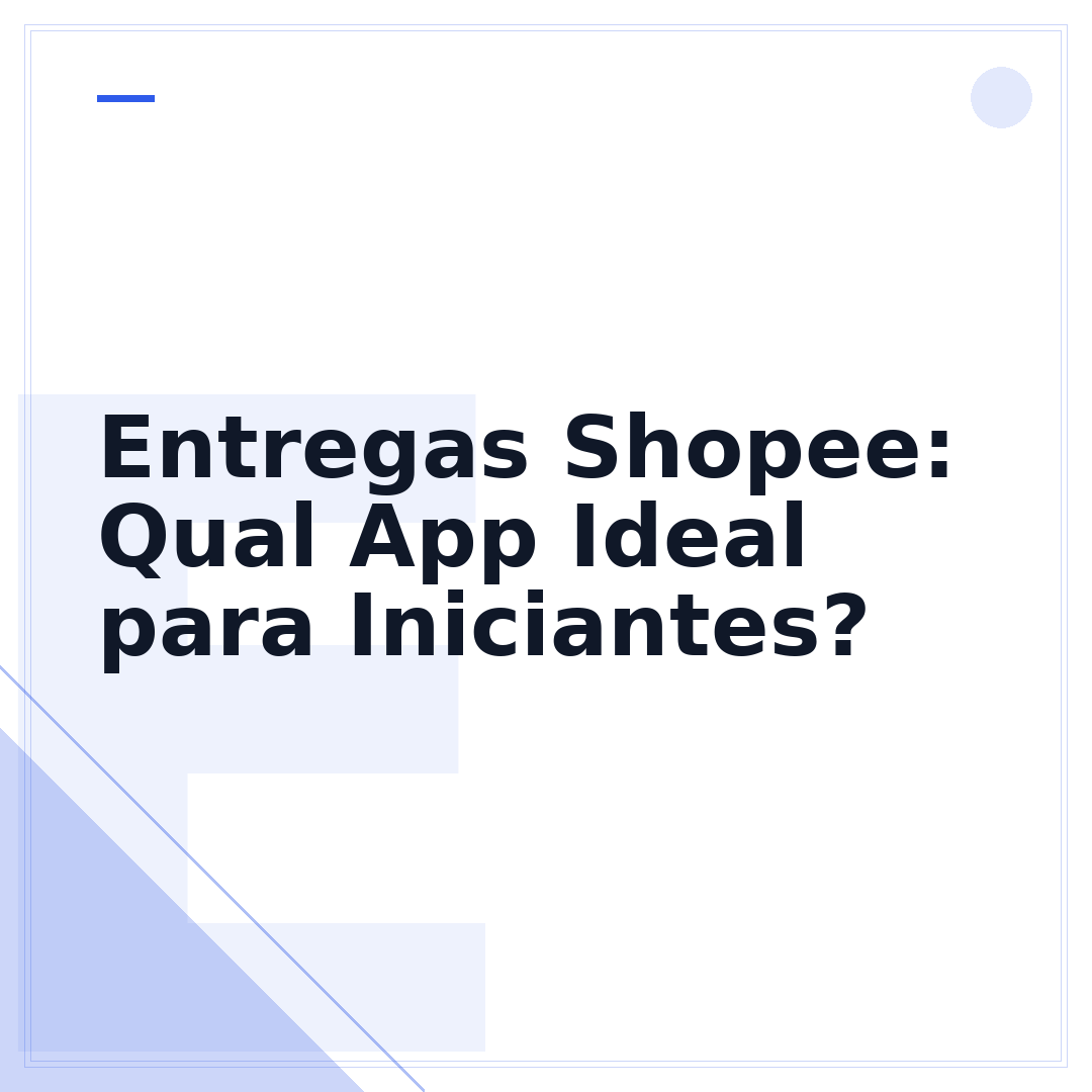 Entregas Shopee: Qual App Ideal para Iniciantes?