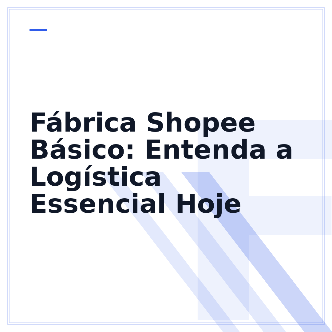 Fábrica Shopee Básico: Entenda a Logística Essencial Hoje