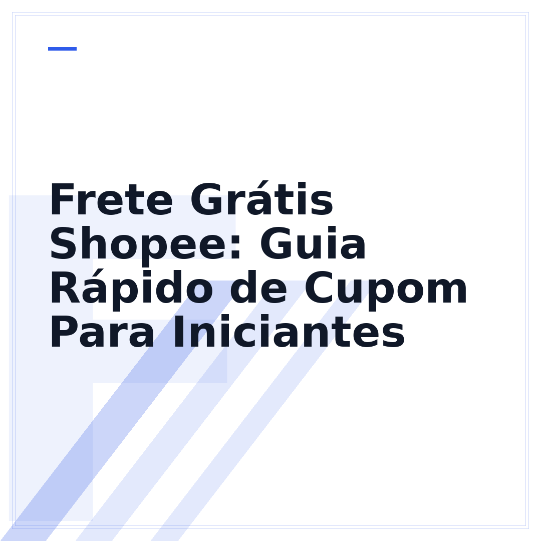 Frete Grátis Shopee: Guia Rápido de Cupom Para Iniciantes