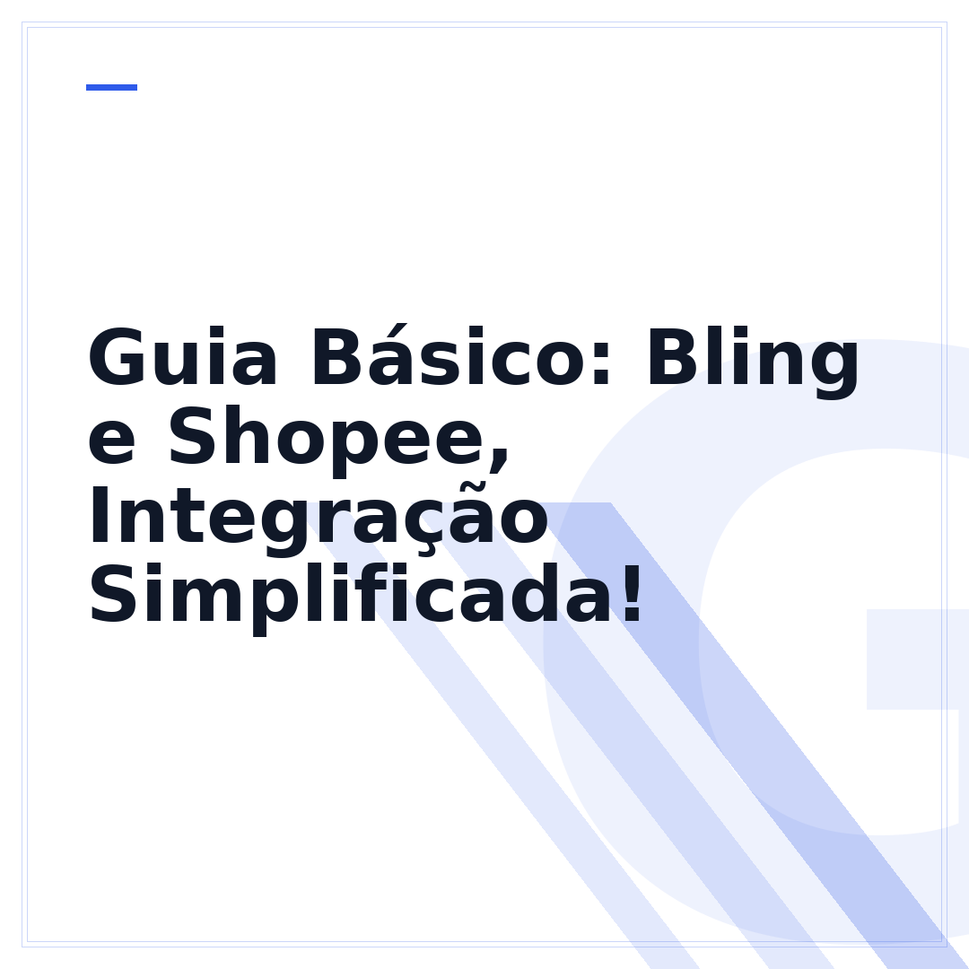 Guia Básico: Bling e Shopee, Integração Simplificada!