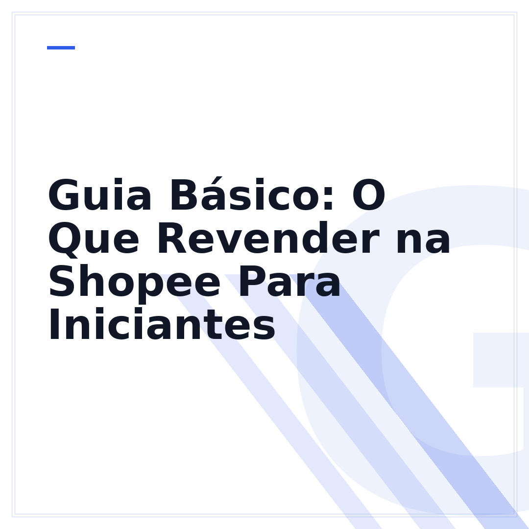 Guia Básico: O Que Revender na Shopee Para Iniciantes