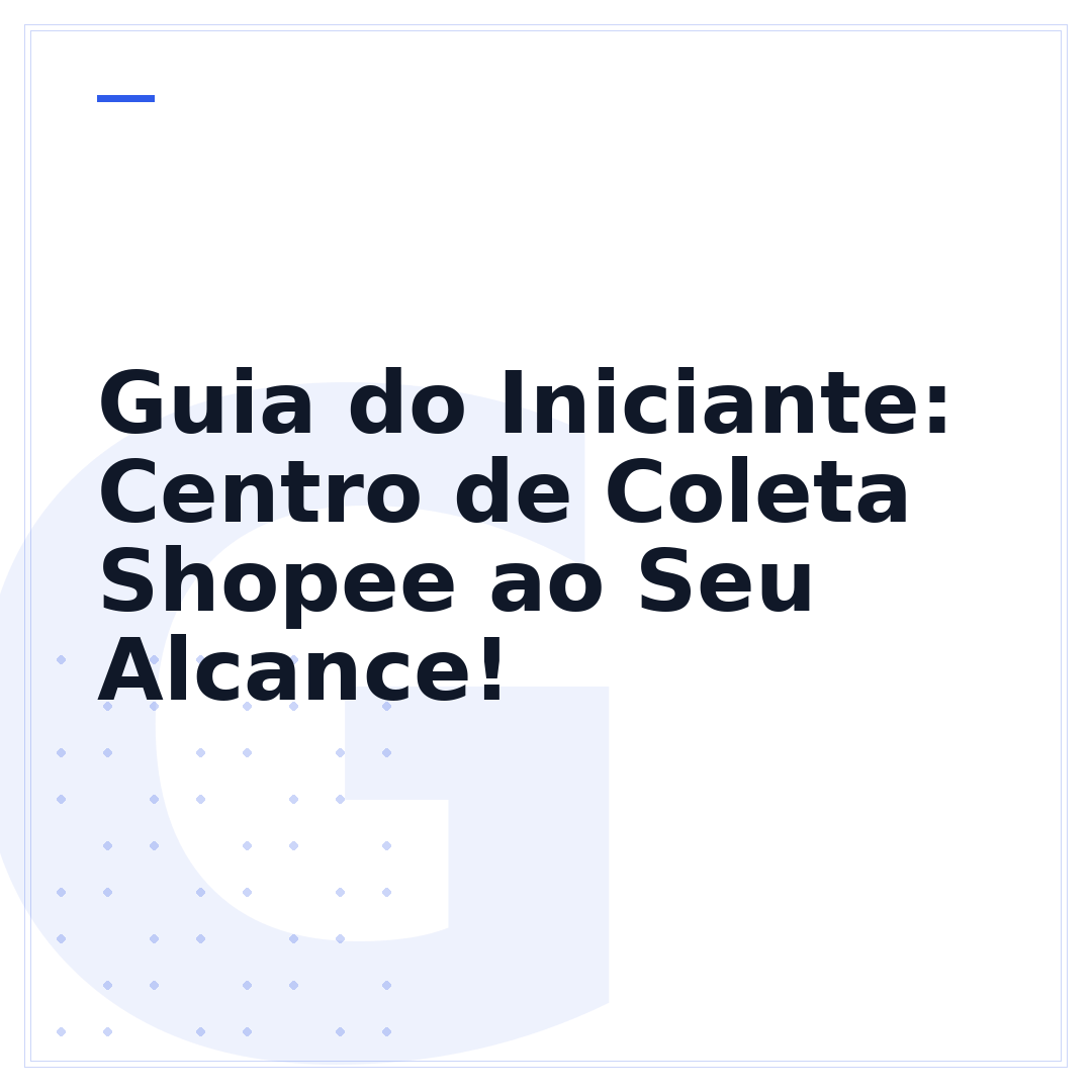 Guia do Iniciante: Centro de Coleta Shopee ao Seu Alcance!