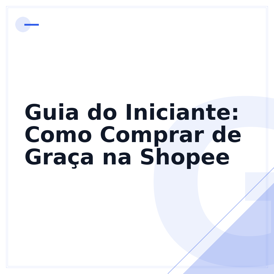 Guia do Iniciante: Como Comprar de Graça na Shopee