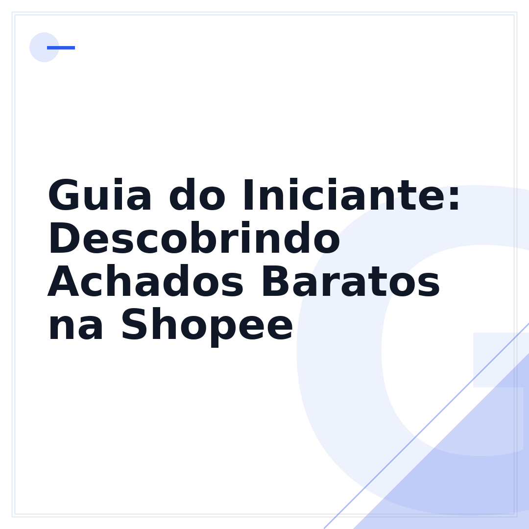 Guia do Iniciante: Descobrindo Achados Baratos na Shopee
