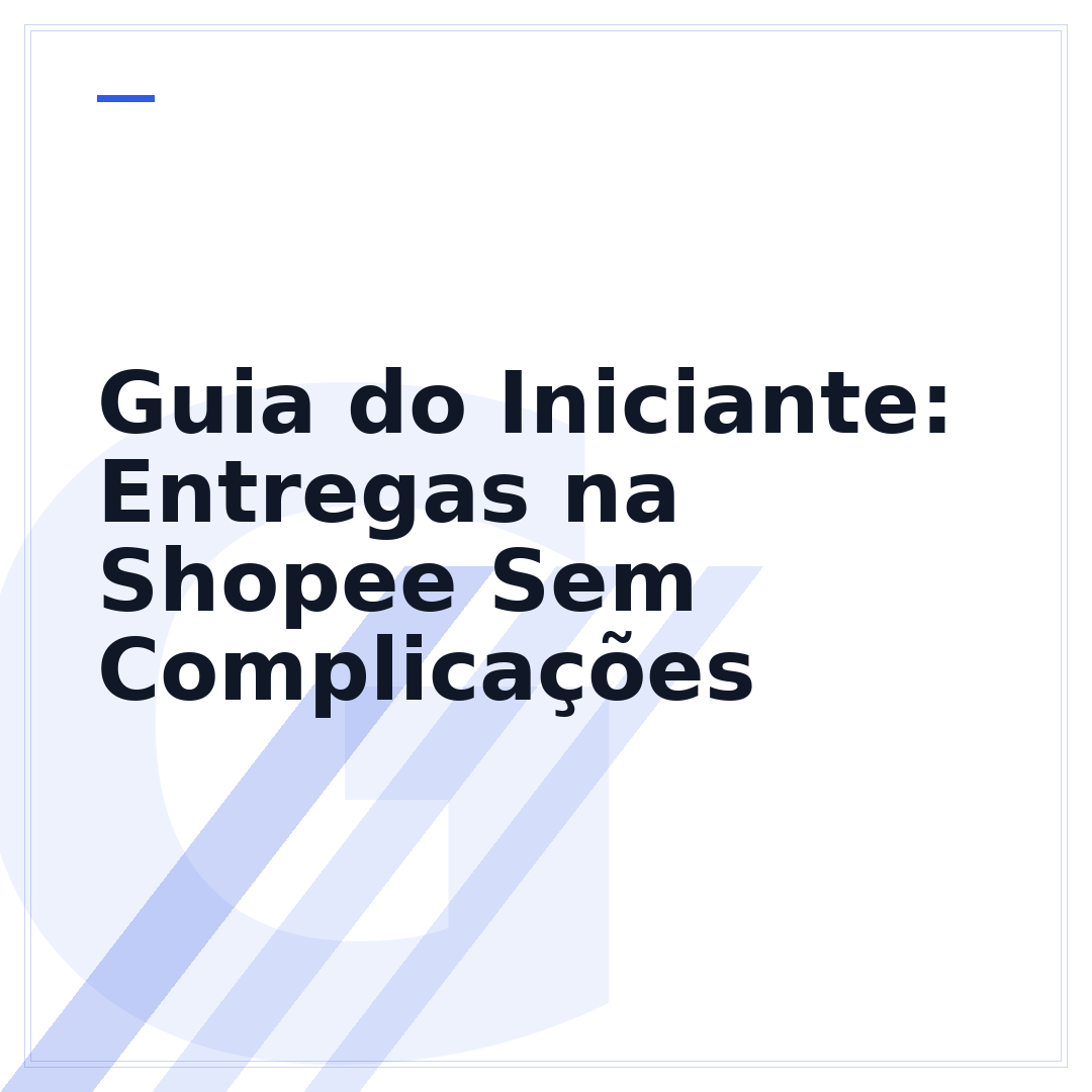 Guia do Iniciante: Entregas na Shopee Sem Complicações