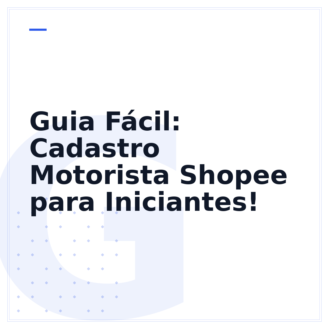 Guia Fácil: Cadastro Motorista Shopee para Iniciantes!