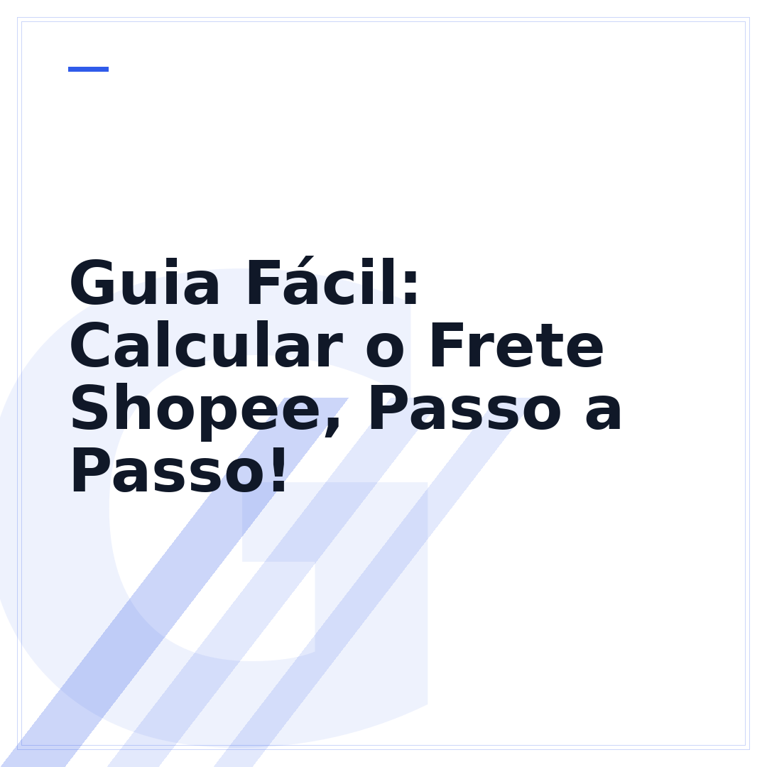 Guia Fácil: Calcular o Frete Shopee, Passo a Passo!