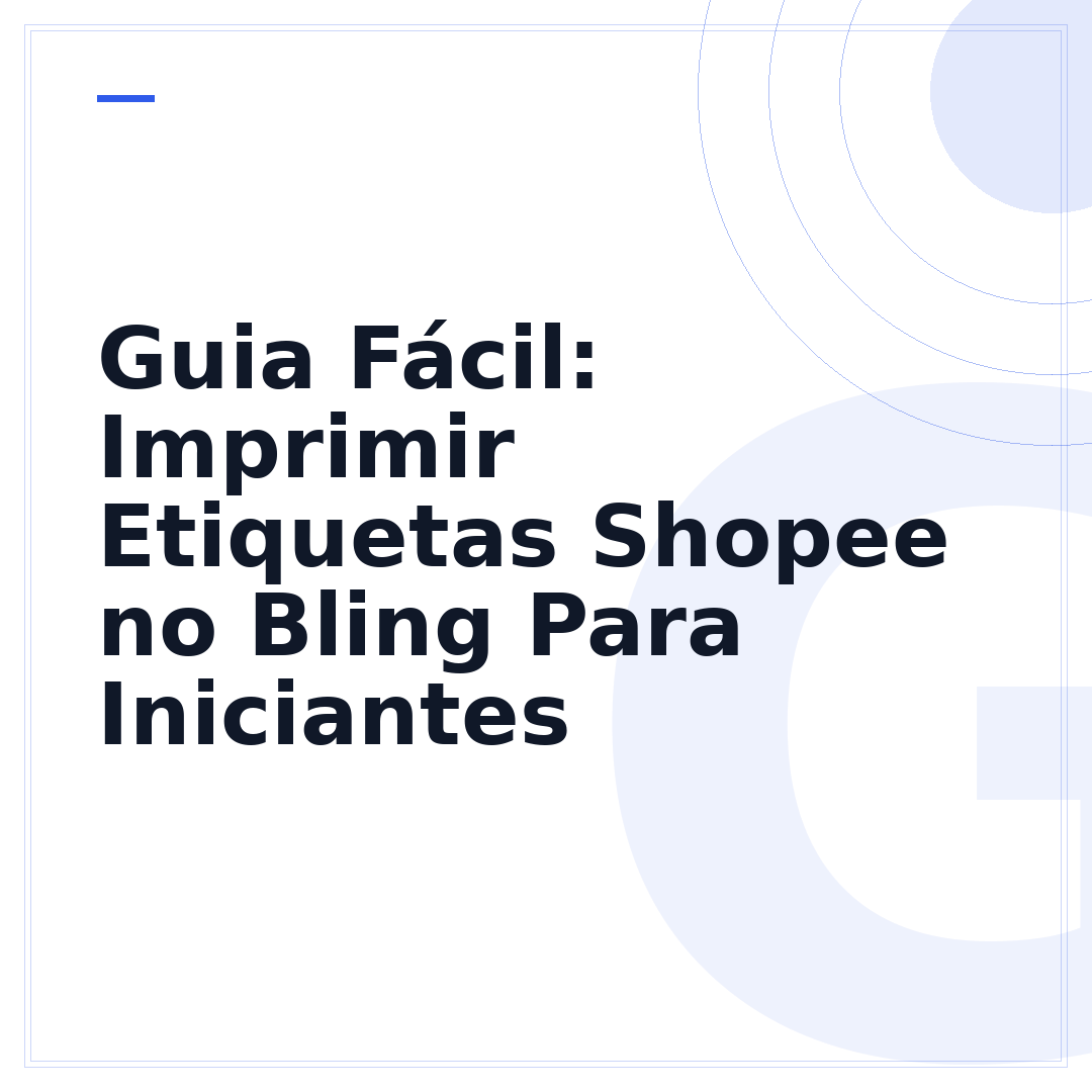 Guia Fácil: Imprimir Etiquetas Shopee no Bling Para Iniciantes