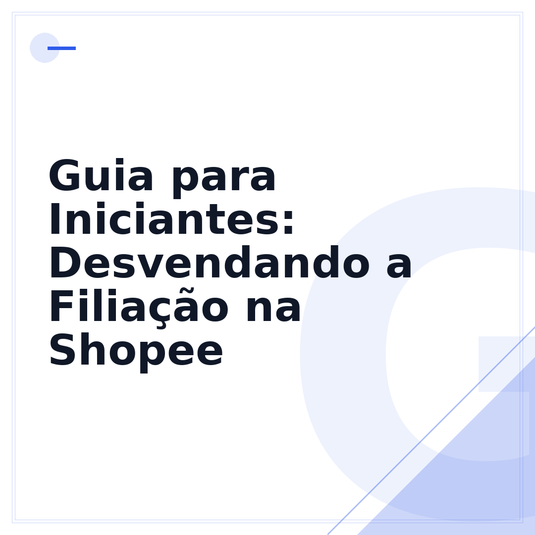 Guia para Iniciantes: Desvendando a Filiação na Shopee