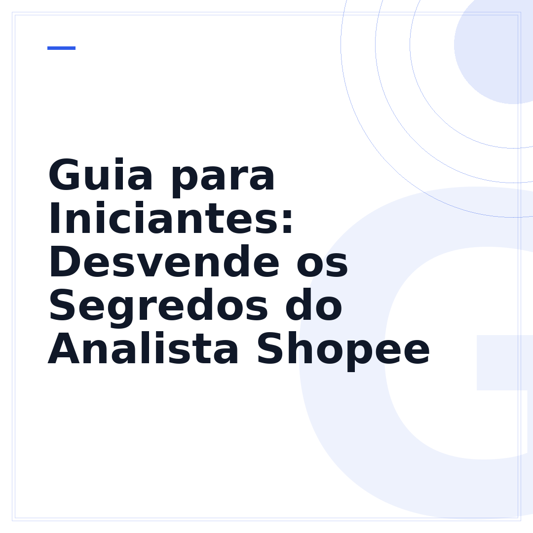 Guia para Iniciantes: Desvende os Segredos do Analista Shopee