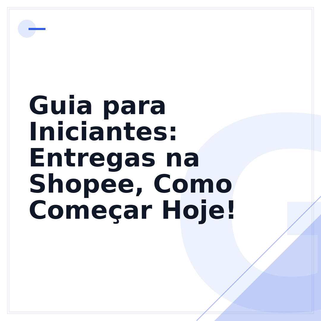 Guia para Iniciantes: Entregas na Shopee, Como Começar Hoje!