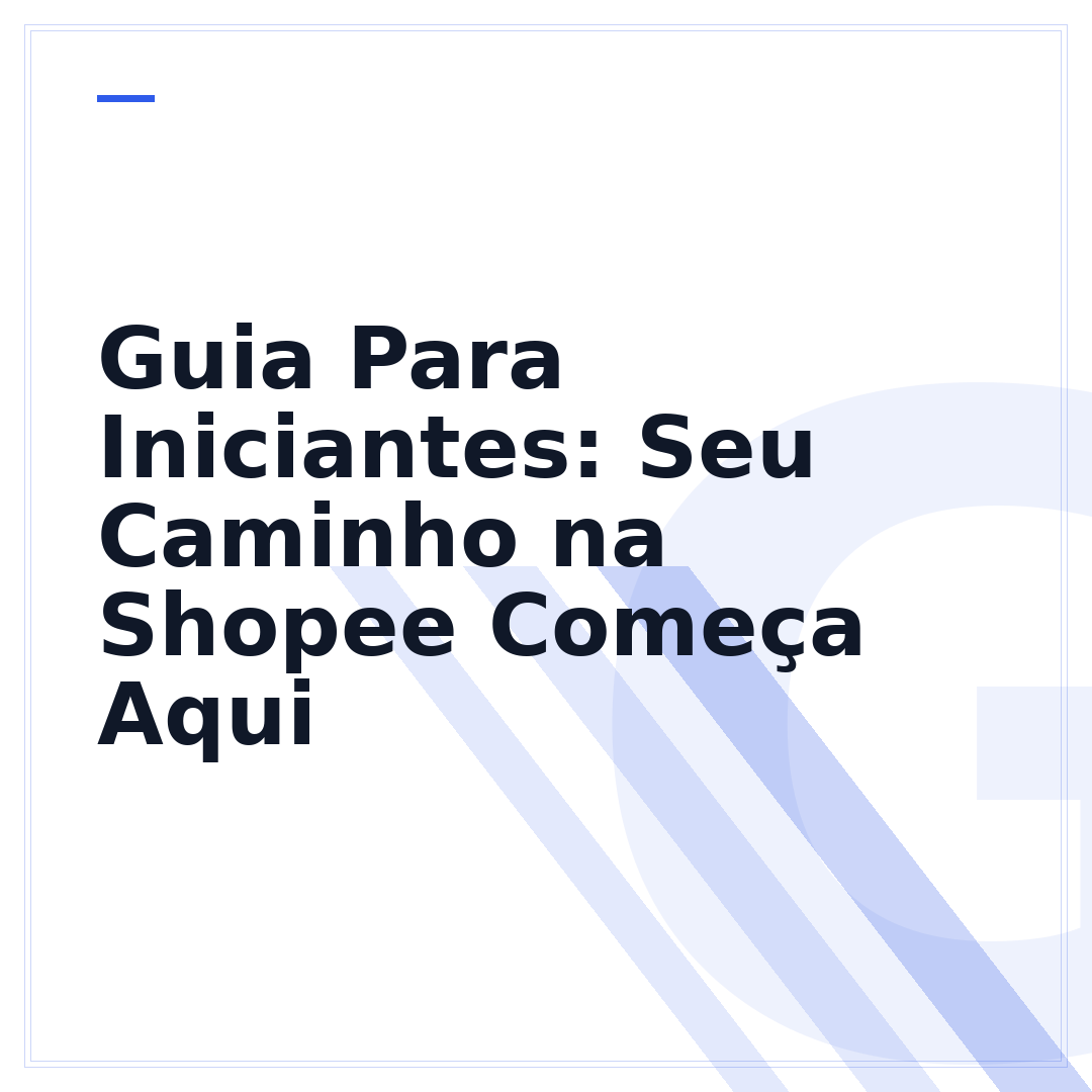 Guia Para Iniciantes: Seu Caminho na Shopee Começa Aqui