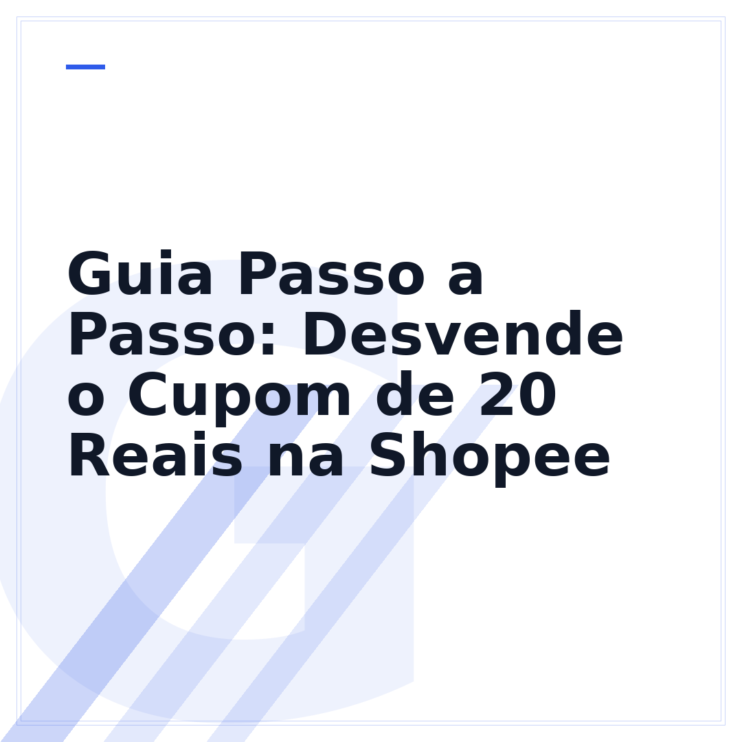 Guia Passo a Passo: Desvende o Cupom de 20 Reais na Shopee