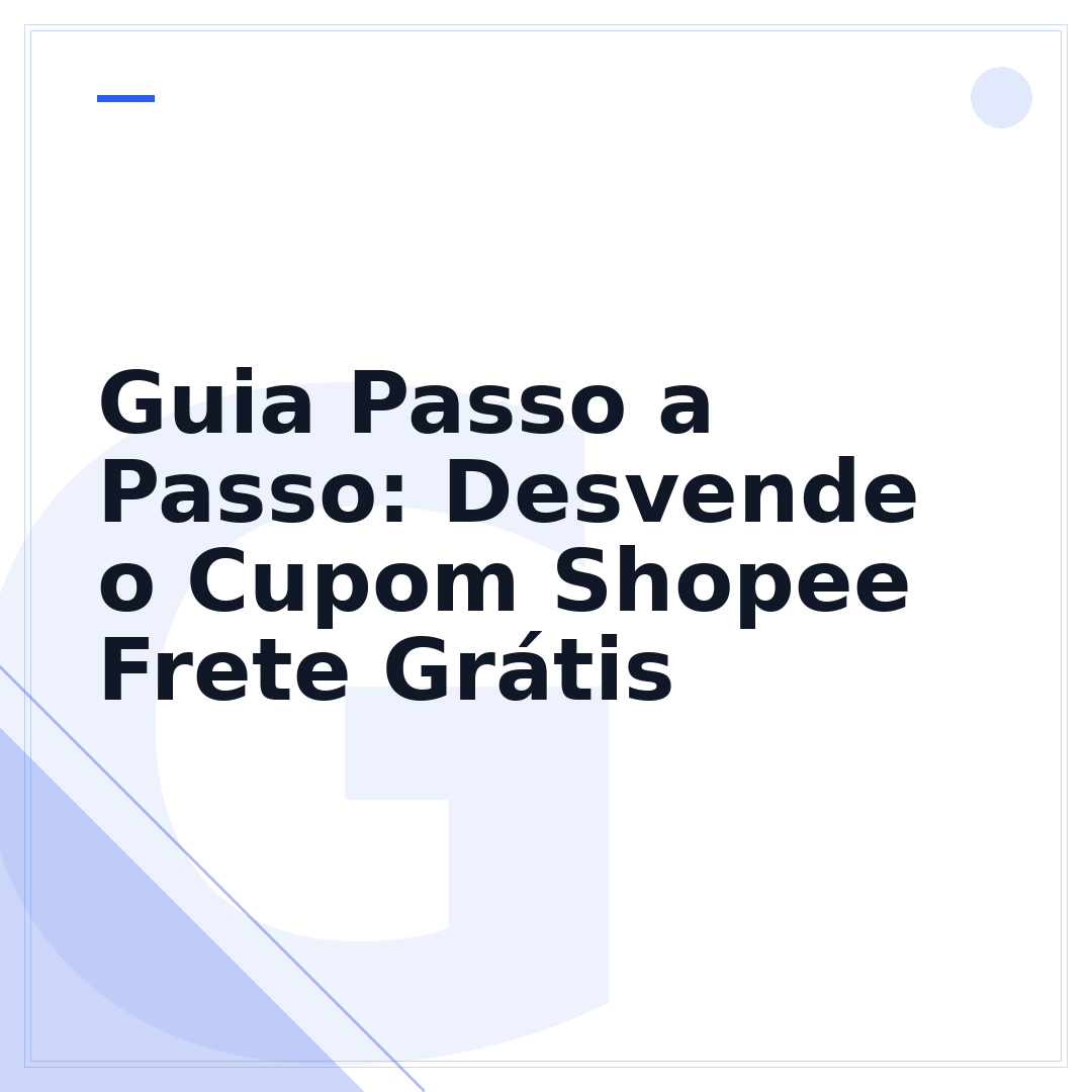 Guia Passo a Passo: Desvende o Cupom Shopee Frete Grátis