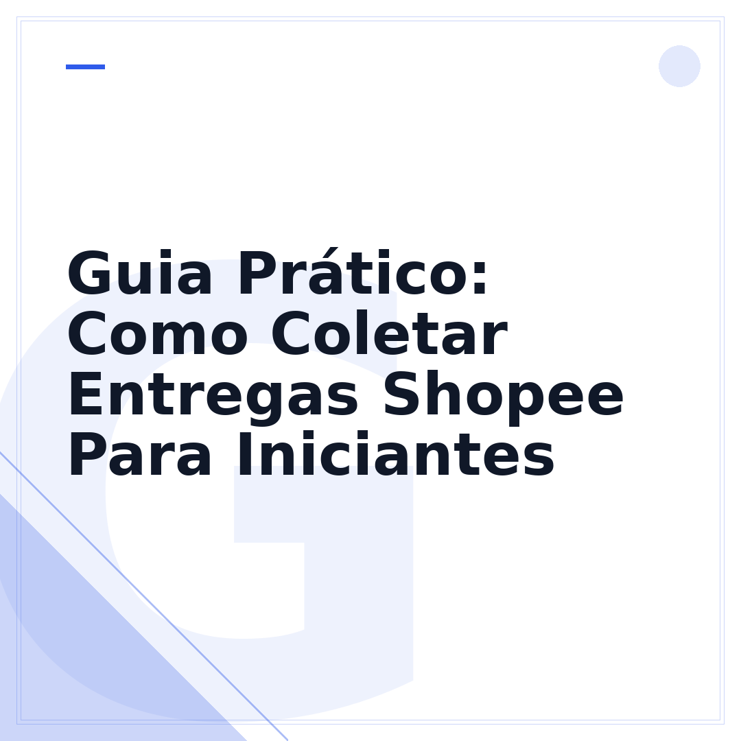 Guia Prático: Como Coletar Entregas Shopee Para Iniciantes