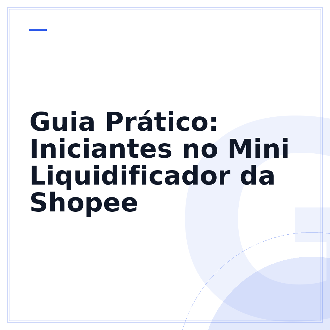 Guia Prático: Iniciantes no Mini Liquidificador da Shopee