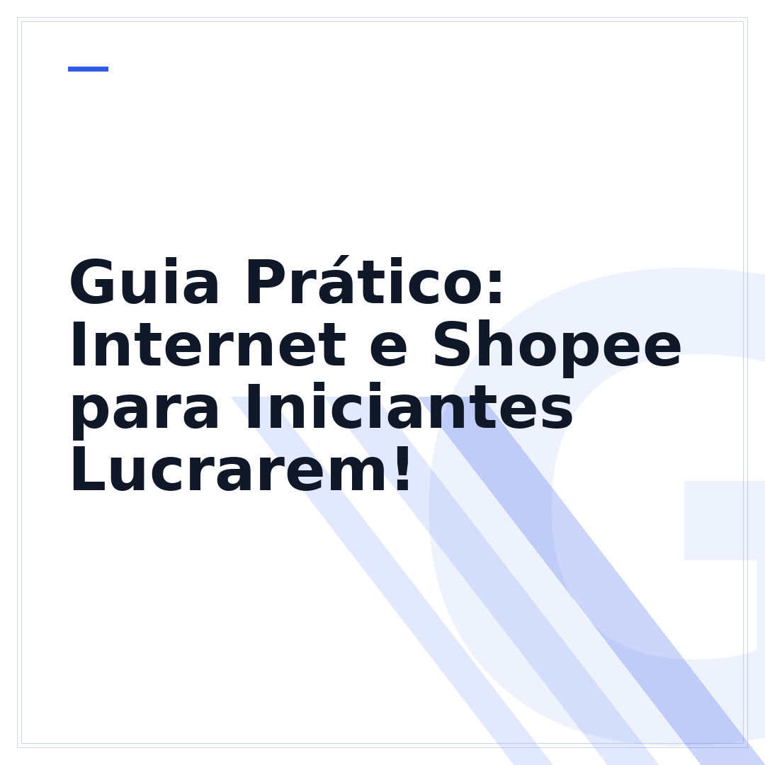 Guia Prático: Internet e Shopee para Iniciantes Lucrarem!
