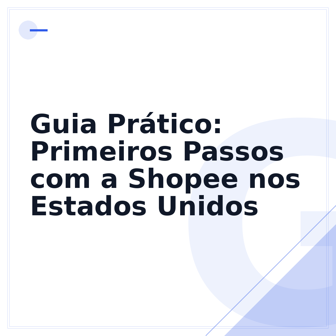 Guia Prático: Primeiros Passos com a Shopee nos Estados Unidos