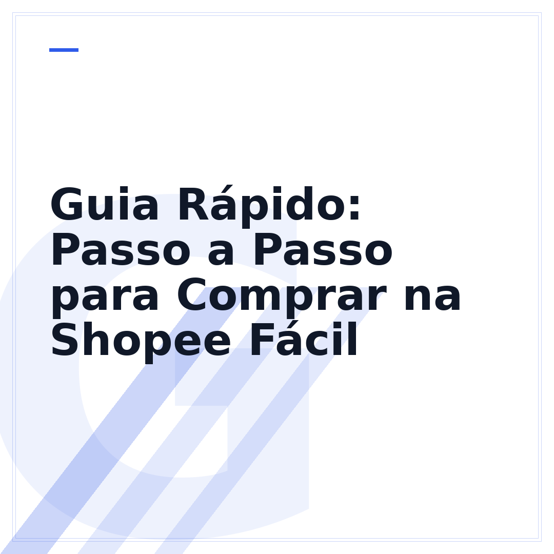 Guia Rápido: Passo a Passo para Comprar na Shopee Fácil