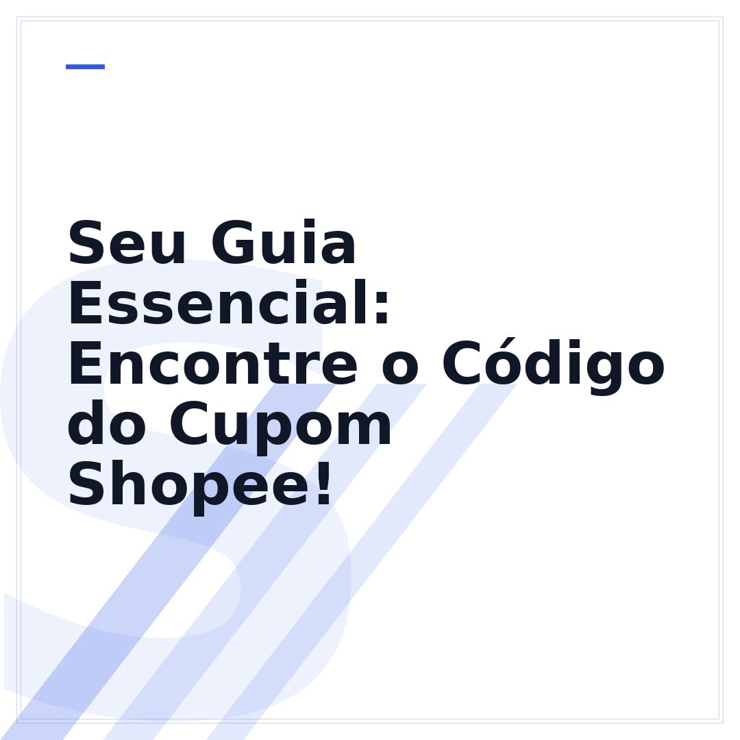 Seu Guia Essencial: Encontre o Código do Cupom Shopee!