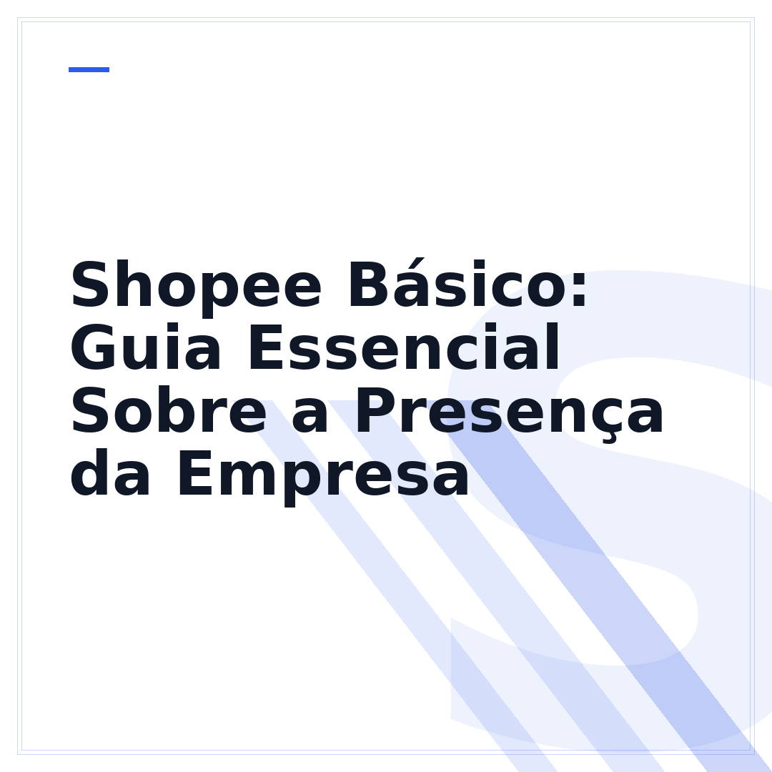 Shopee Básico: Guia Essencial Sobre a Presença da Empresa