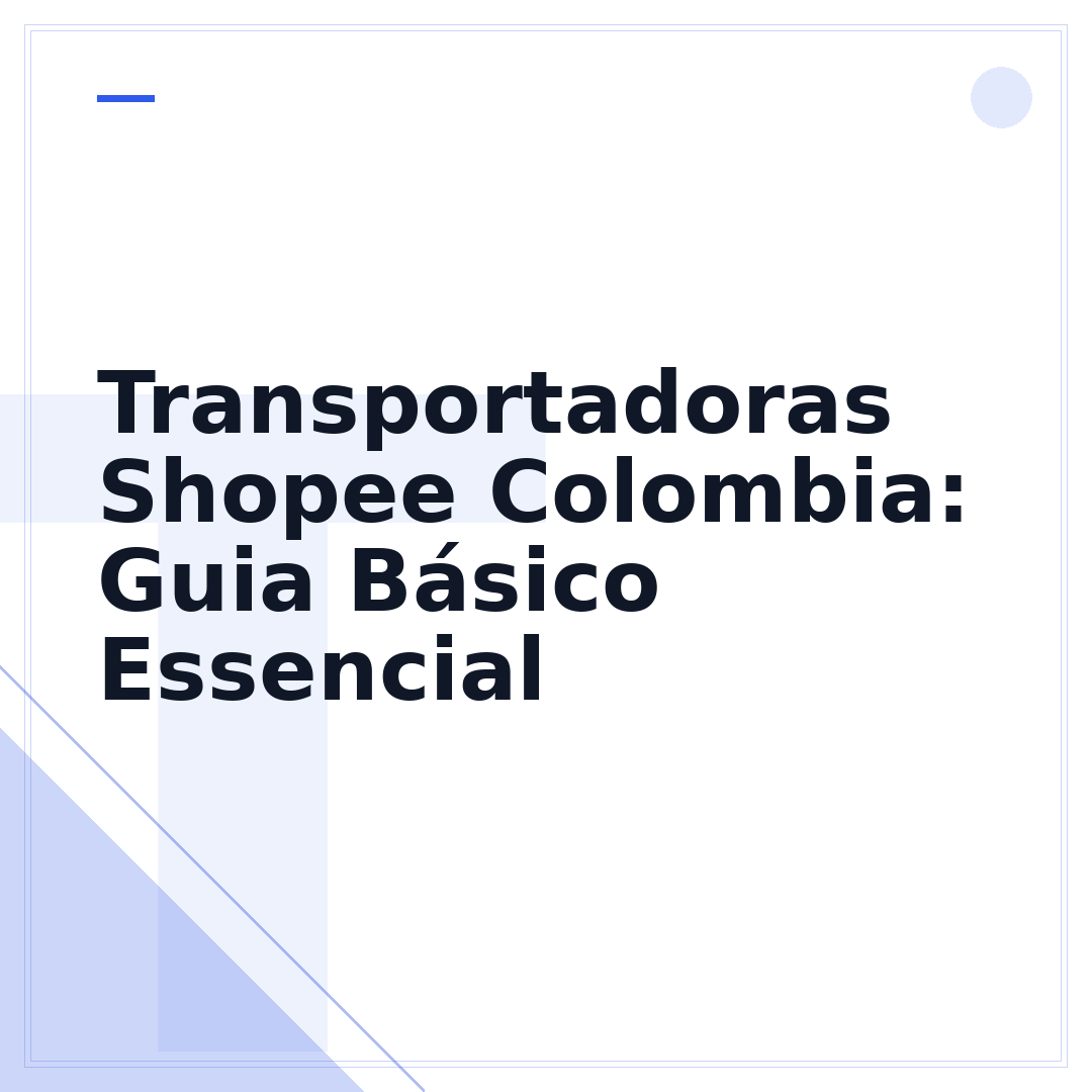 Transportadoras Shopee Colombia: Guia Básico Essencial
