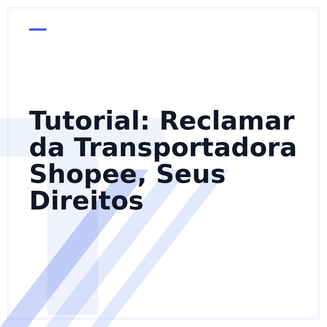 Tutorial: Reclamar da Transportadora Shopee, Seus Direitos