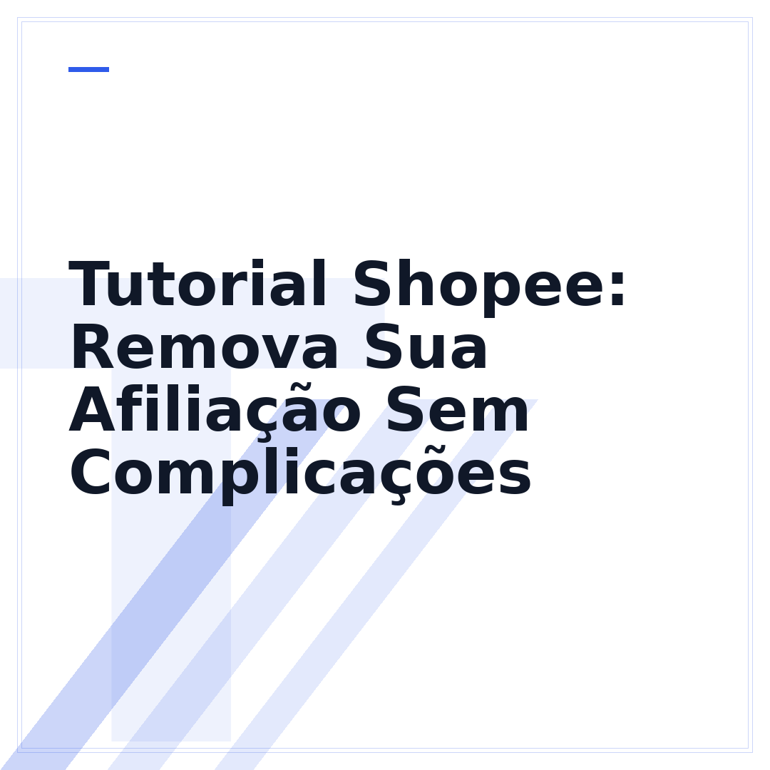 Tutorial Shopee: Remova Sua Afiliação Sem Complicações